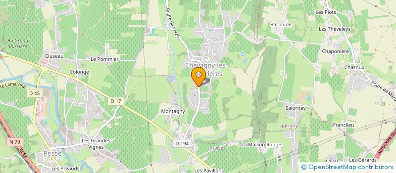 localisation de l'entreprise LA MINERIE  CHEVAGNY-LES-CHEVRIERES