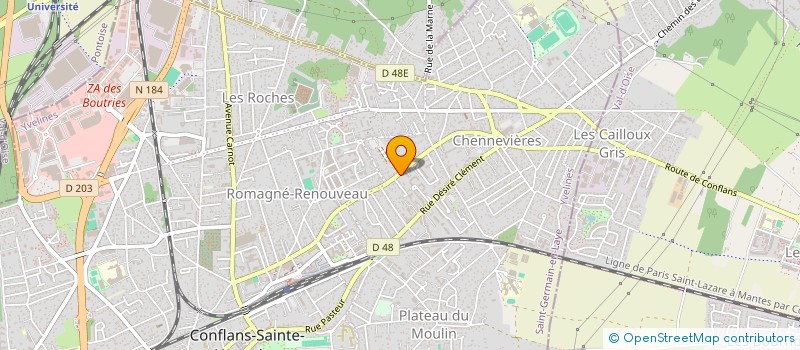 localisation de l'entreprise LA MINETTE  CONFLANS-SAINTE-HONORINE