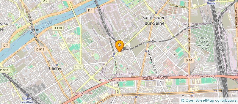 localisation de l'entreprise LA MINEUR à SAINT-OUEN-SUR-SEINE