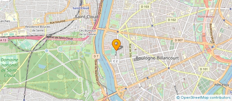 localisation de l'entreprise LA MINI DE THOMAS à BOULOGNE-BILLANCOURT
