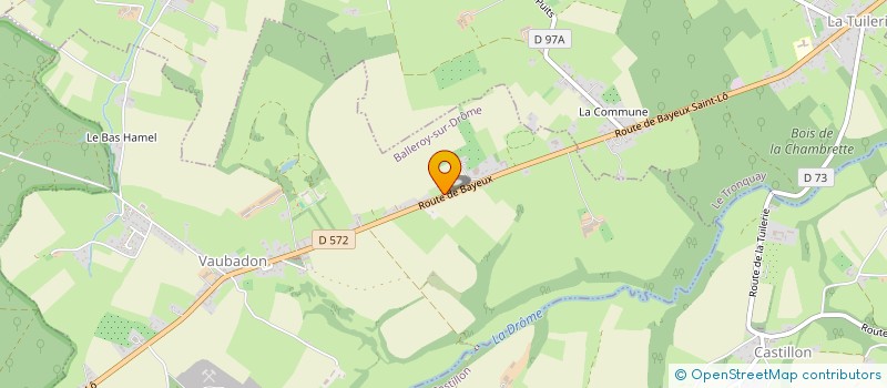 localisation de l'entreprise LA MINI FERME DE LA GRANGE  BALLEROY-SUR-DROME