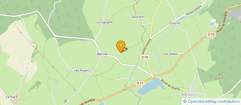 localisation de l'entreprise LA MINIERE  GIPCY