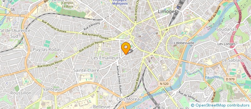 localisation de l'entreprise LA MINOTERIE DES MOTS à LIMOGES