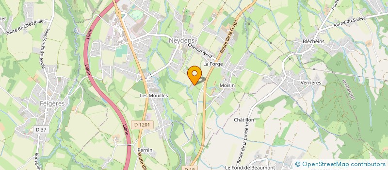 localisation de l'entreprise LA MINUCIA  NEYDENS