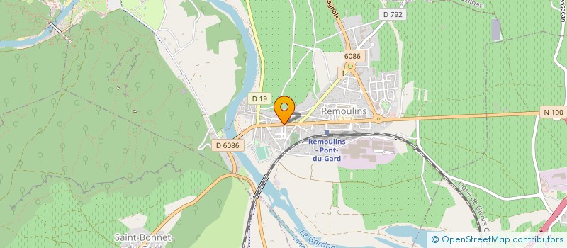localisation de l'entreprise LA MINUT'LAVERIE à REMOULINS