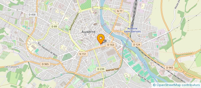 localisation de l'entreprise LA MINUT'RIRE à AUXERRE