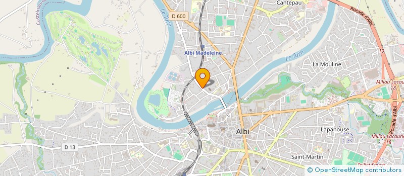 localisation de l'entreprise LA MINUTE GEO à ALBI