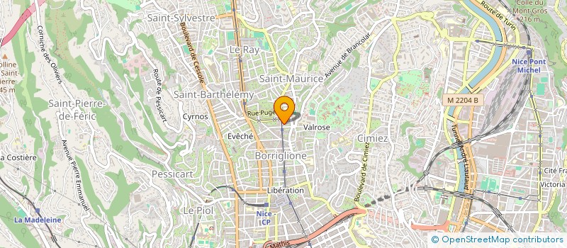 localisation de l'entreprise LA MIOTTAINE à NICE