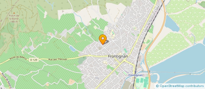 localisation de l'entreprise LA MIQUETTE IMMO à FRONTIGNAN