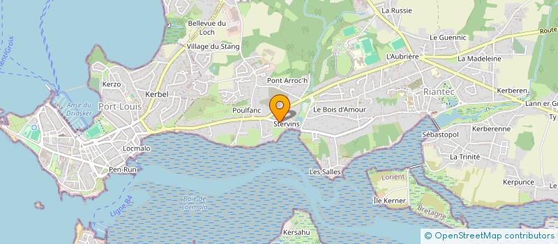 localisation de l'entreprise LA MIRANDA à RIANTEC