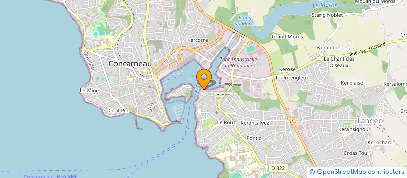 localisation de l'entreprise LA MISAINE  CONCARNEAU