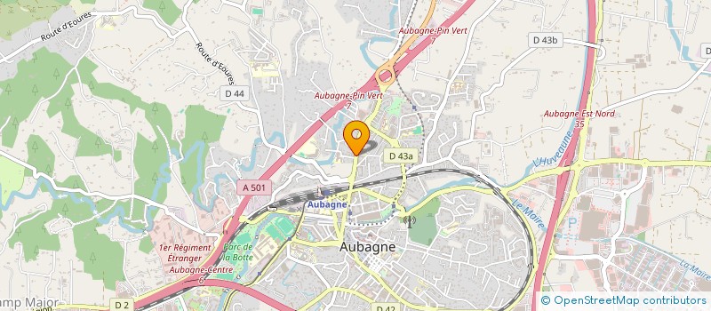 localisation de l'entreprise LA MISE A JOUR à AUBAGNE