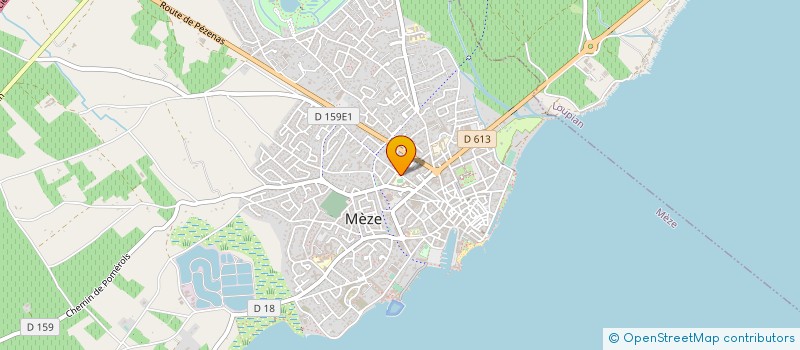 localisation de l'entreprise LA MISE EN PAGE à MEZE