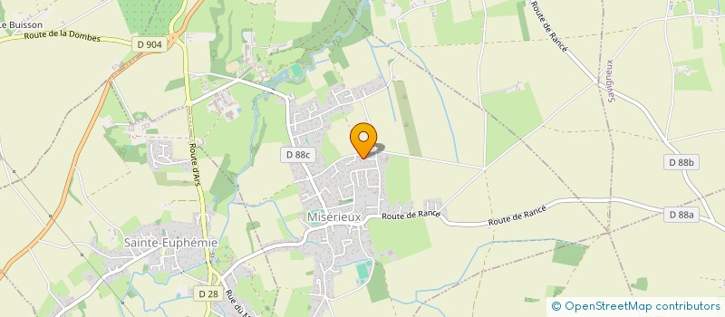 localisation de l'entreprise LA MISELLANE  MISERIEUX