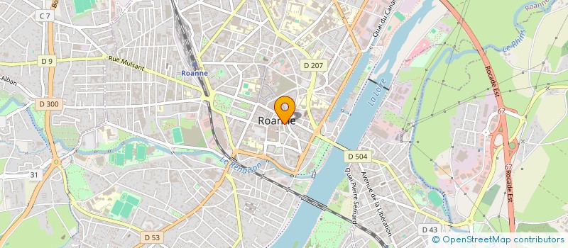 localisation de l'entreprise LA MISERE DES PRINCES à ROANNE