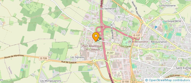 localisation de l'entreprise LA MISSION  SAINT-GEORGES-DES-COTEAUX