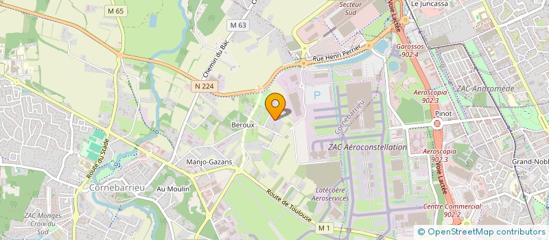 localisation de l'entreprise LA MISSION DES CLUBS BIBLIQUES  CORNEBARRIEU