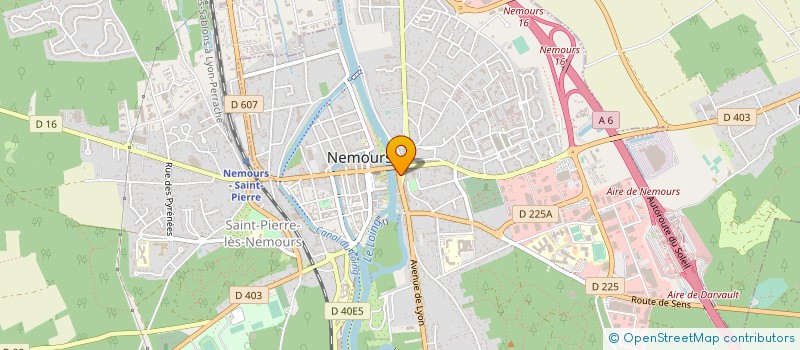 localisation de l'entreprise LA MISSION LOCALE DE LA SEINE ET LOING  NEMOURS