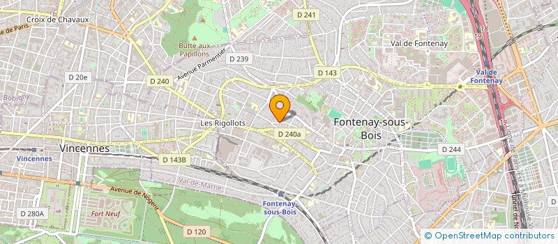 localisation de l'entreprise LA MISSION STRATEGIE à FONTENAY-SOUS-BOIS