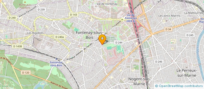 localisation de l'entreprise LA MISSION ZELEE à FONTENAY-SOUS-BOIS