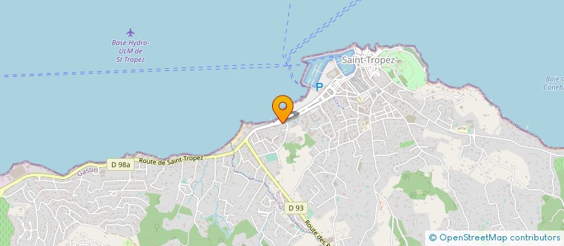 localisation de l'entreprise LA MISTRALEE à SAINT-TROPEZ