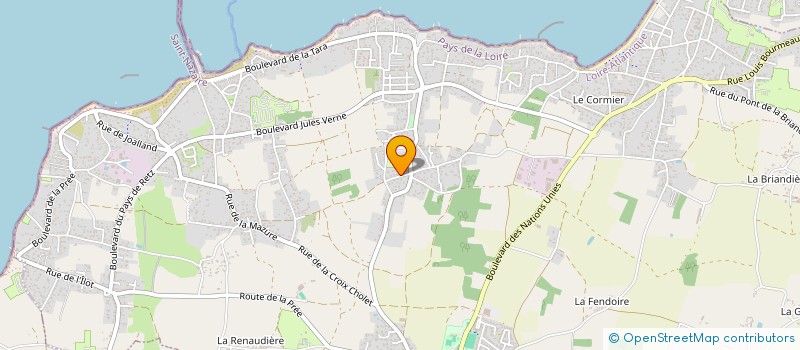 localisation de l'entreprise LA MITIERE à LA PLAINE-SUR-MER