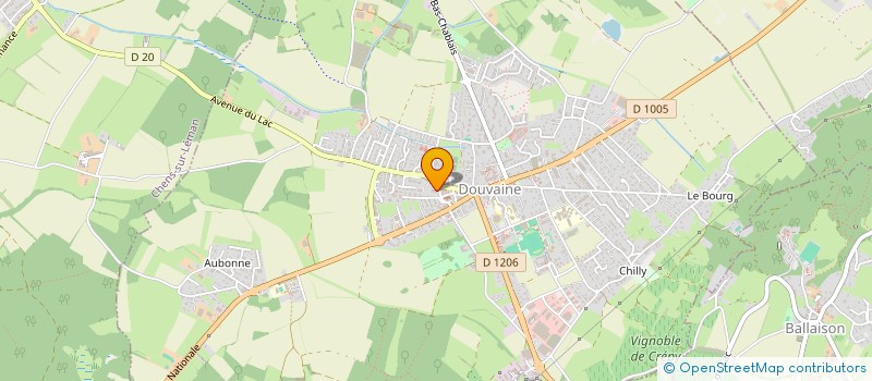 localisation de l'entreprise LA MITOYENNE  DOUVAINE