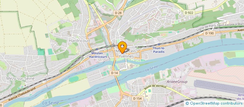 localisation de l'entreprise LA MODE AUX PAS  MEULAN-EN-YVELINES