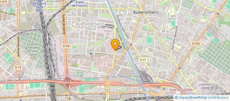 localisation de l'entreprise LA MODE D'ANTOINE à AUBERVILLIERS
