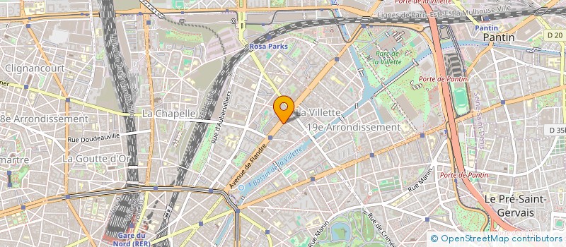 localisation de l'entreprise LA MODE DE LILLAME  PARIS
