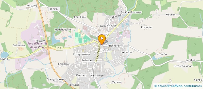 localisation de l'entreprise LA MODE EN FOLIE à PLOUAY