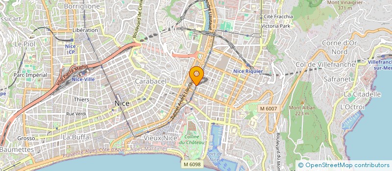 localisation de l'entreprise LA MODE ET LE GANT à NICE