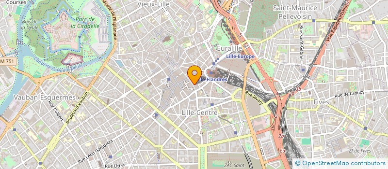 localisation de l'entreprise LA MODE ISCOM à LILLE