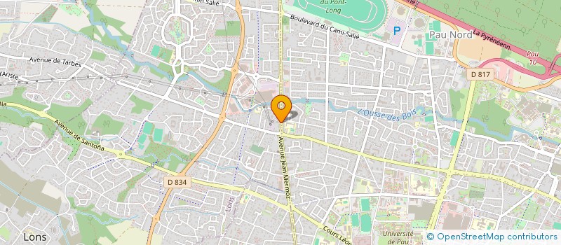 localisation de l'entreprise LA MODERNE INVESTISSEMENTS à LONS