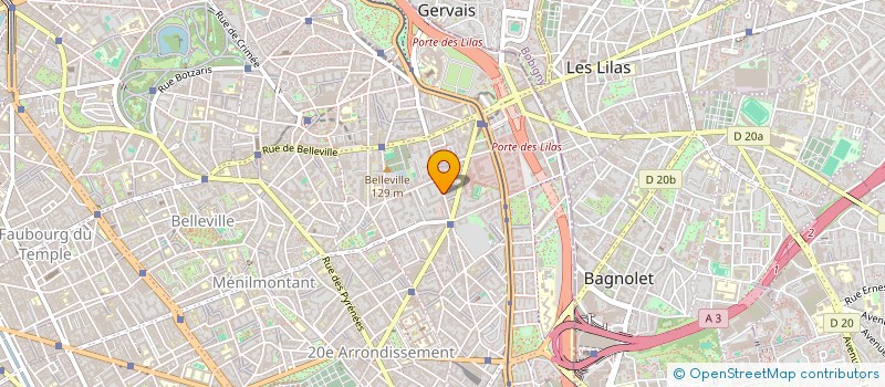 localisation de l'entreprise LA MODESTE ASSOCIATION  PARIS