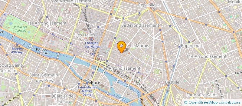 localisation de l'entreprise LA MODIQUE  PARIS