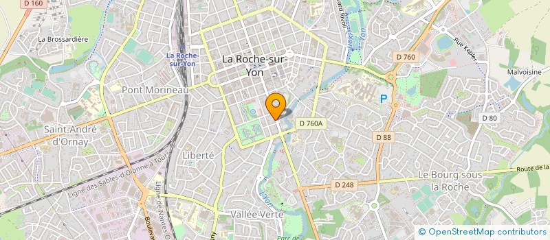 localisation de l'entreprise LA MOGETTE à LA ROCHE-SUR-YON