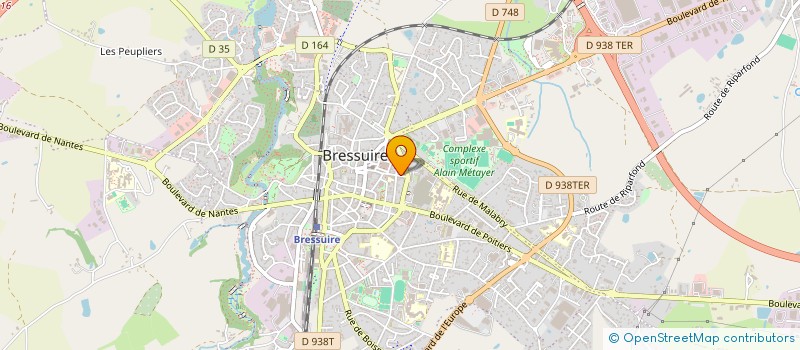 localisation de l'entreprise LA MOGINE  BRESSUIRE