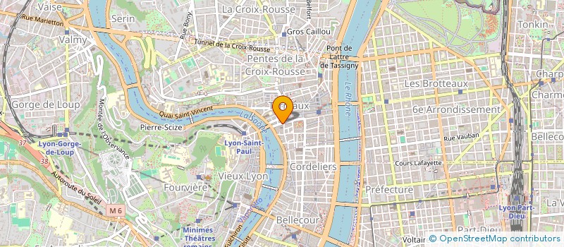 localisation de l'entreprise LA MOINDRE DES CHOSES à LYON