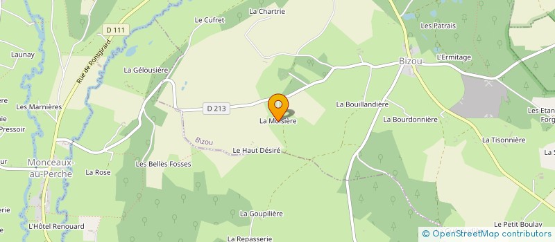 localisation de l'entreprise LA MOISIERE à BIZOU