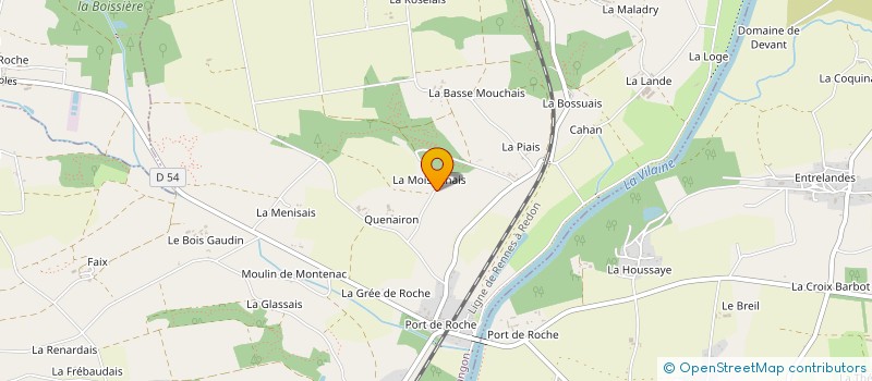 localisation de l'entreprise LA MOISONNAIS  LANGON