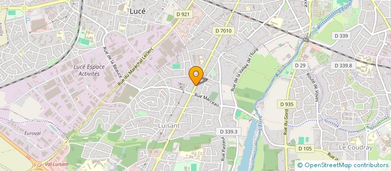 localisation de l'entreprise LA MOISSON BIO à LUISANT