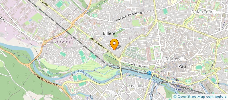 localisation de l'entreprise LA MOKERIE  BILLERE