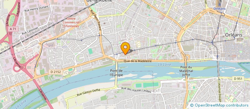 localisation de l'entreprise LA MOLAIRE à ORLEANS