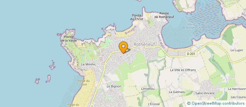 localisation de l'entreprise LA MOLAIRE  SAINT-MALO