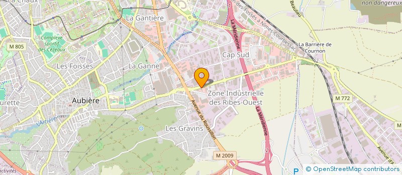 localisation de l'entreprise LA MOLECULE INFORMATIQUE ( L M I)  COURNON-D'AUVERGNE