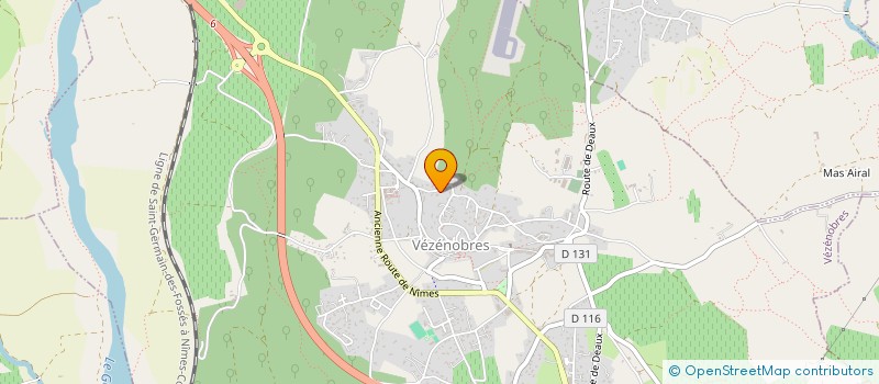 localisation de l'entreprise LA MOLINE  VEZENOBRES