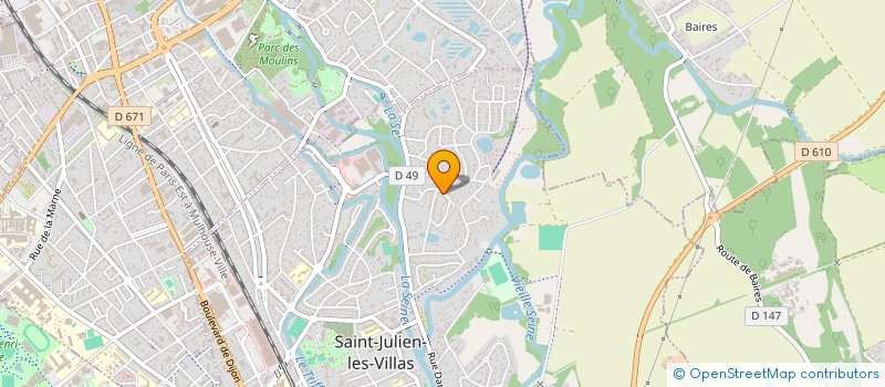 localisation de l'entreprise LA MOLINE  SAINT-JULIEN-LES-VILLAS