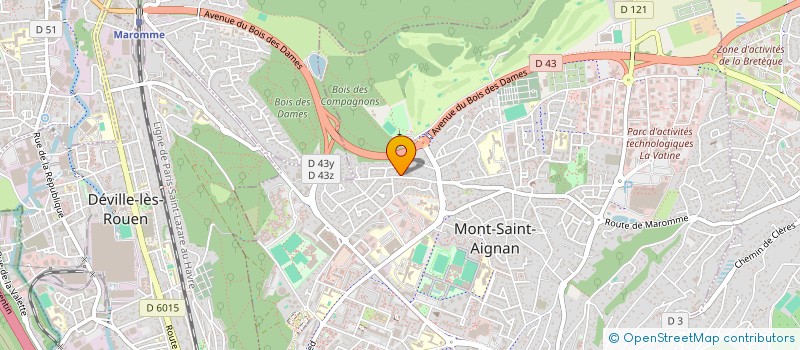 localisation de l'entreprise LA MOME  ROUEN