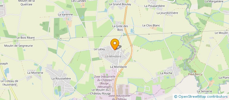 localisation de l'entreprise LA MONDAIRE  MESANGER